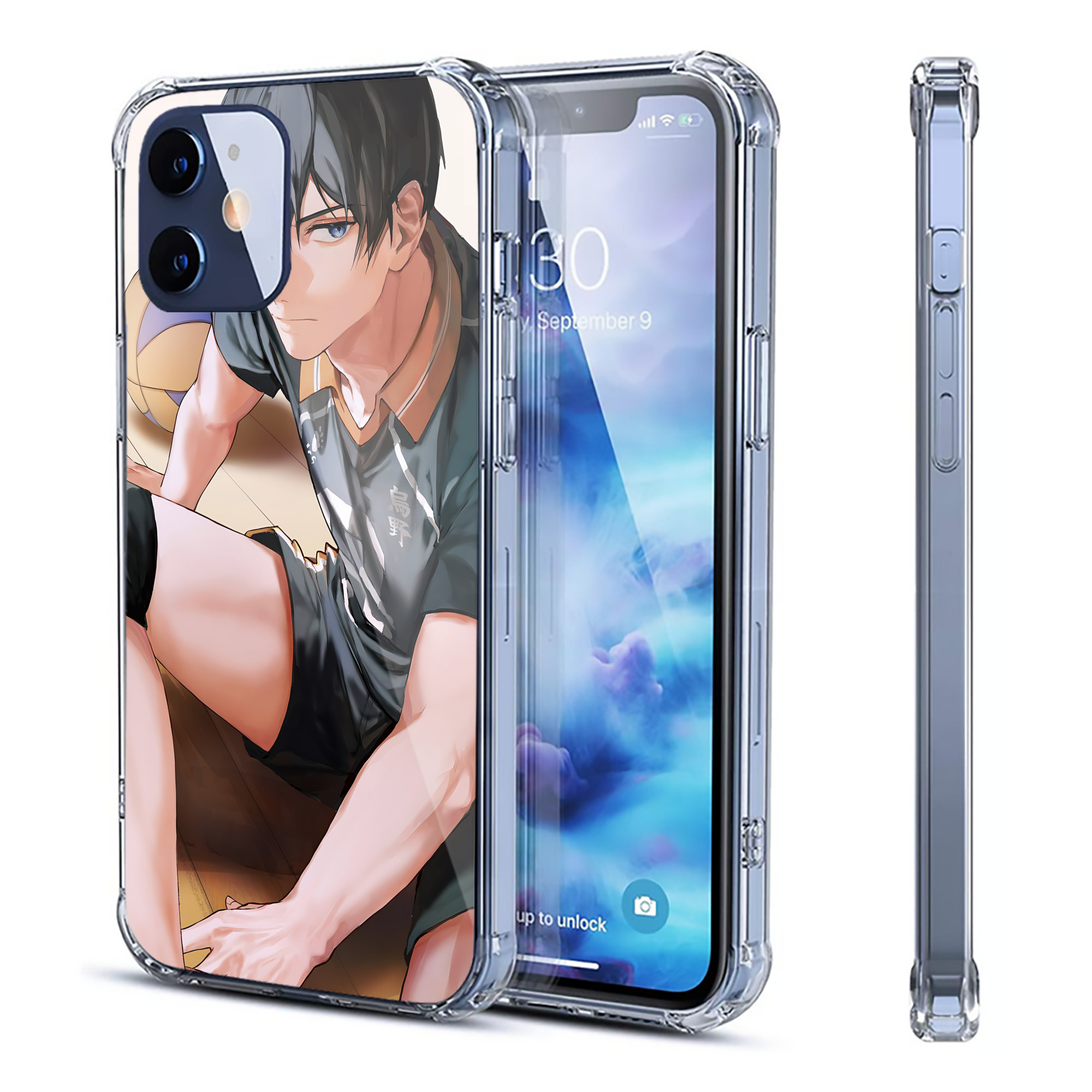 （画像用） ハイキュー!! Haikyu!! 【iPhone 12シリーズ対応】透明スマホケース（クリアソフトケース）